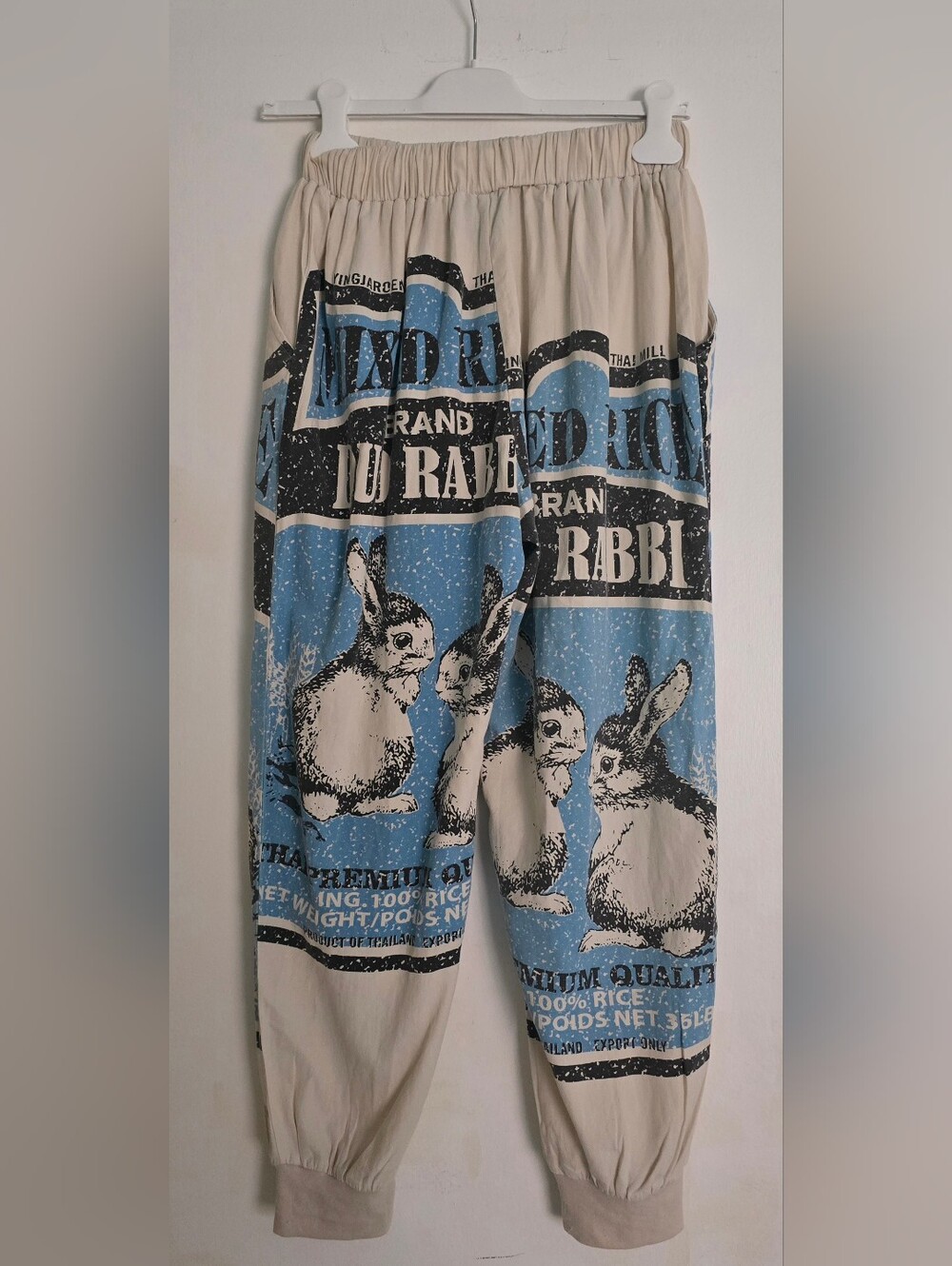 Cottage Core Jaded Gypsy Blue Bunny Joggere - Size S/M - Picture 6 of 10